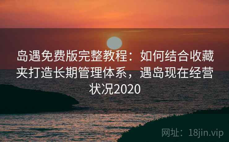 岛遇免费版完整教程:如何结合收藏夹打造长期管理体系,遇岛现在经营状况2020