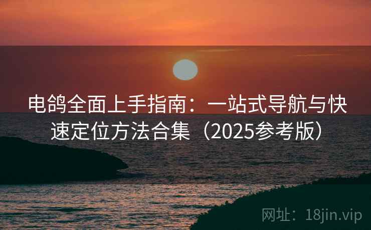 电鸽全面上手指南:一站式导航与快速定位方法合集(2025参考版)