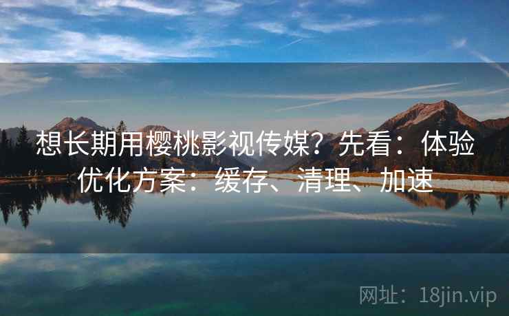 想长期用樱桃影视传媒?先看:体验优化方案:缓存、清理、加速