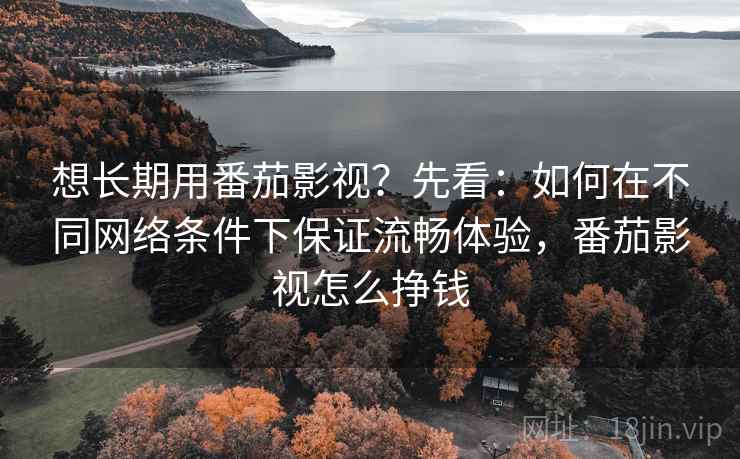 想长期用番茄影视？先看：如何在不同网络条件下保证流畅体验，番茄影视怎么挣钱