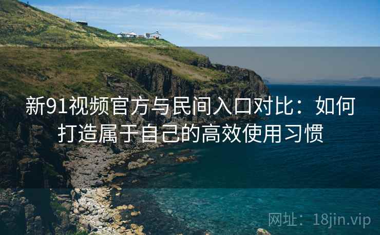 新91视频官方与民间入口对比：如何打造属于自己的高效使用习惯